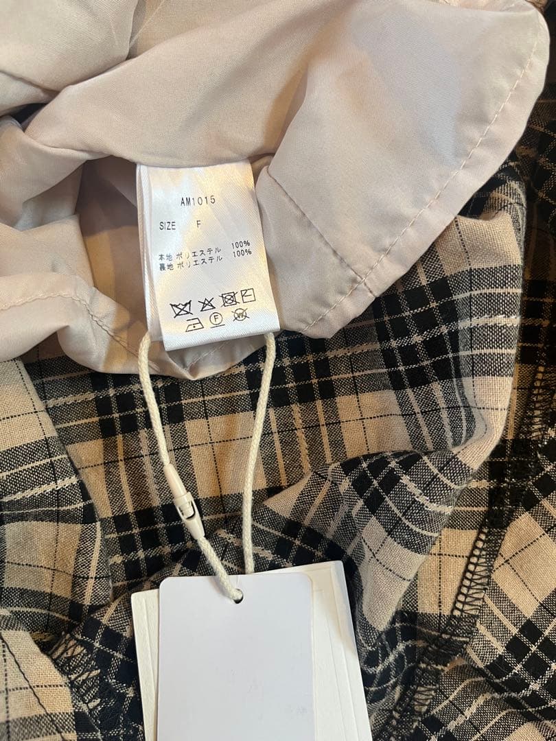 ワンピース andmary Cecilycheck longdress