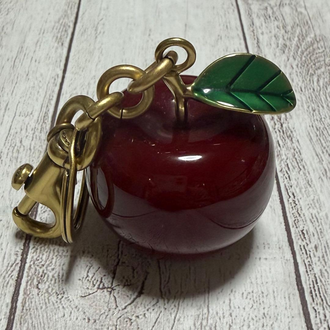 【専用】COACH コーチ スモール アップル バッグチャーム キーホルダー