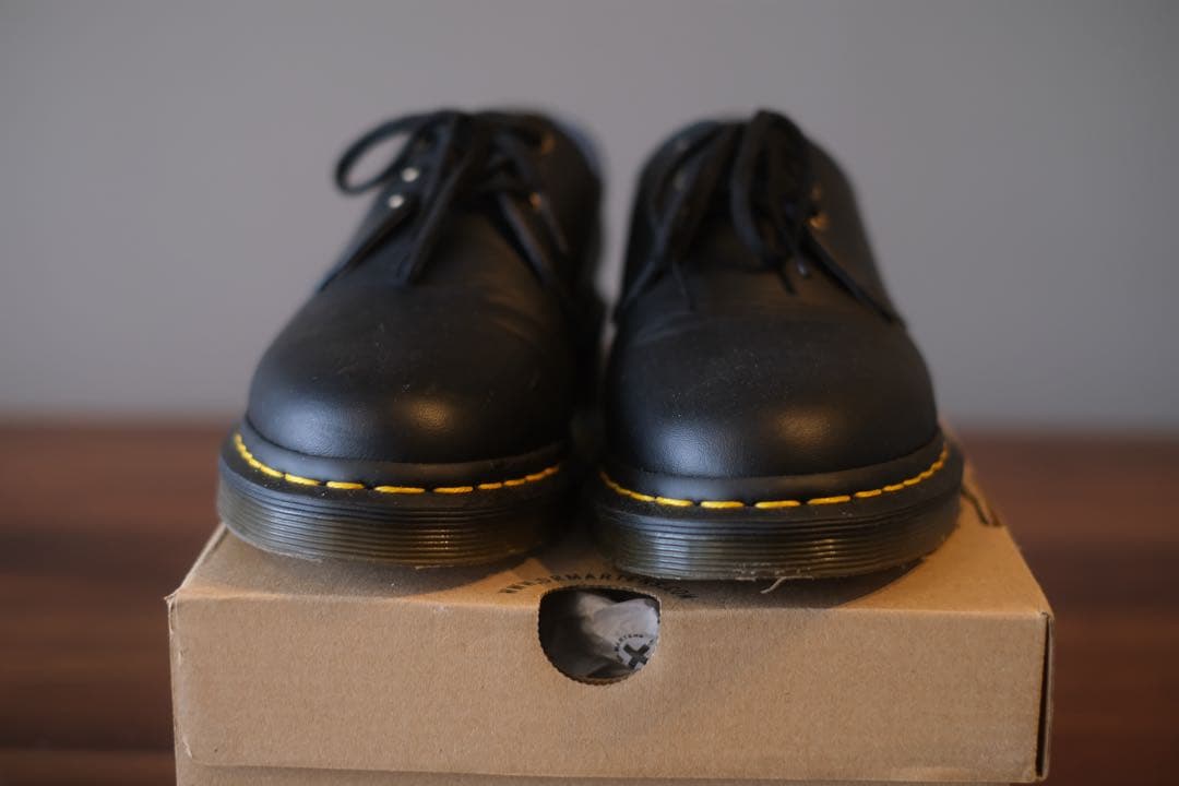 【美品】Dr. Martens VEGAN 1461 ブラック