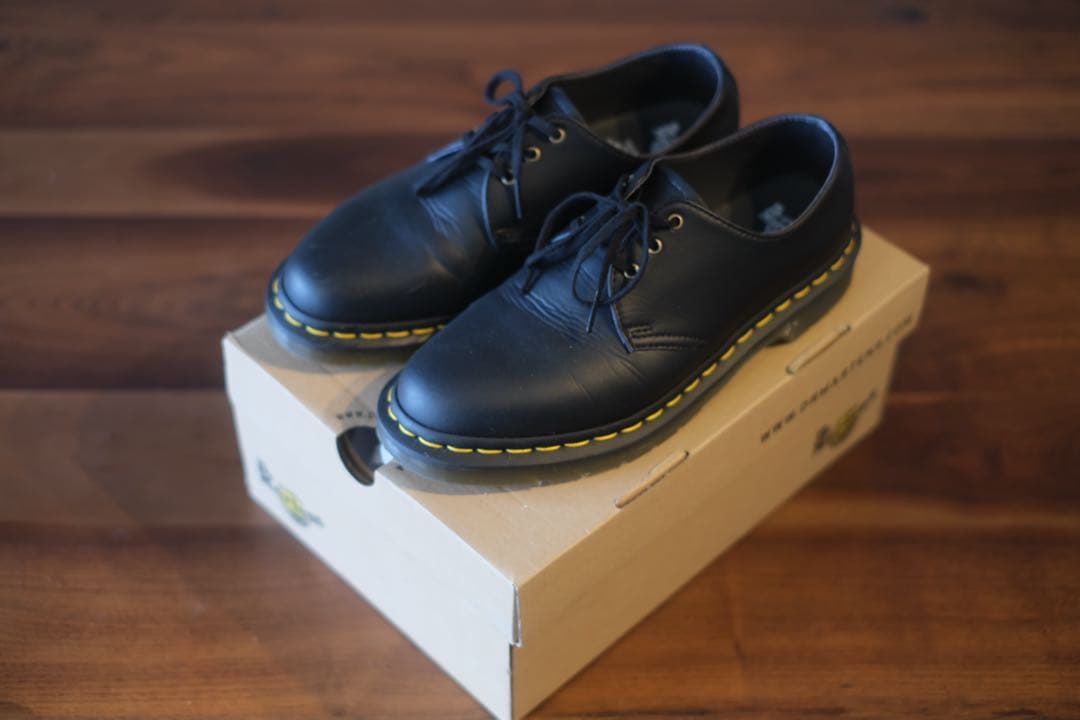 【美品】Dr. Martens VEGAN 1461 ブラック