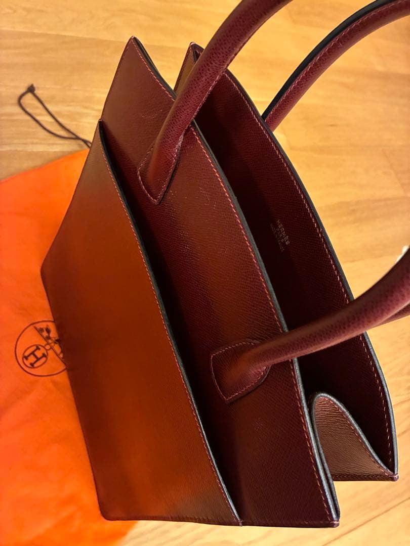 廃盤アーカイブ！Hermesエルメス ホワイトバスアップ縦型ルージュアッシュ美品