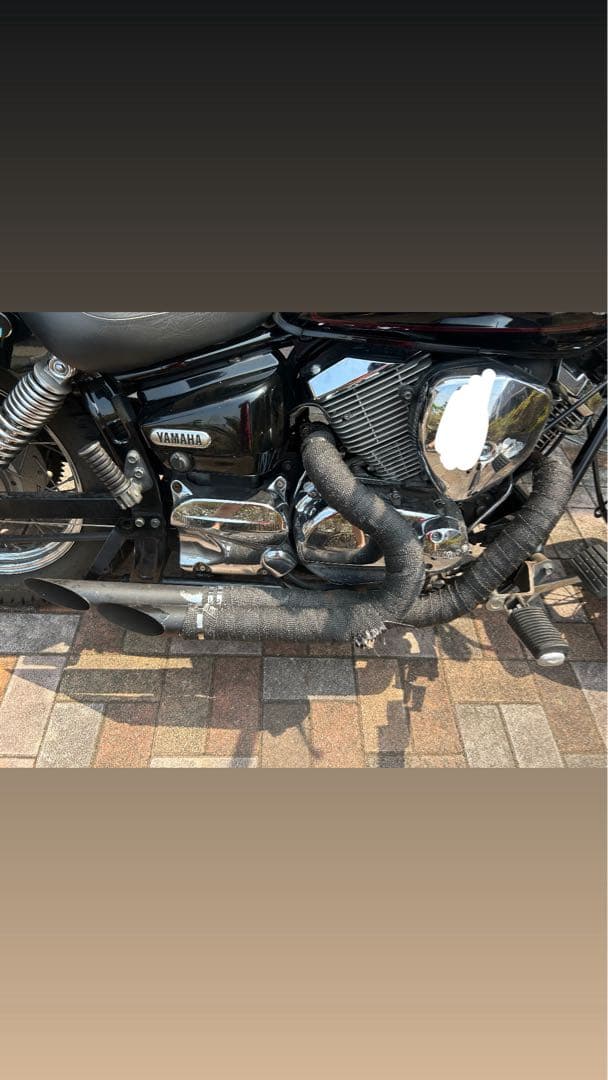 ドラッグスター250 ツインソードマフラー