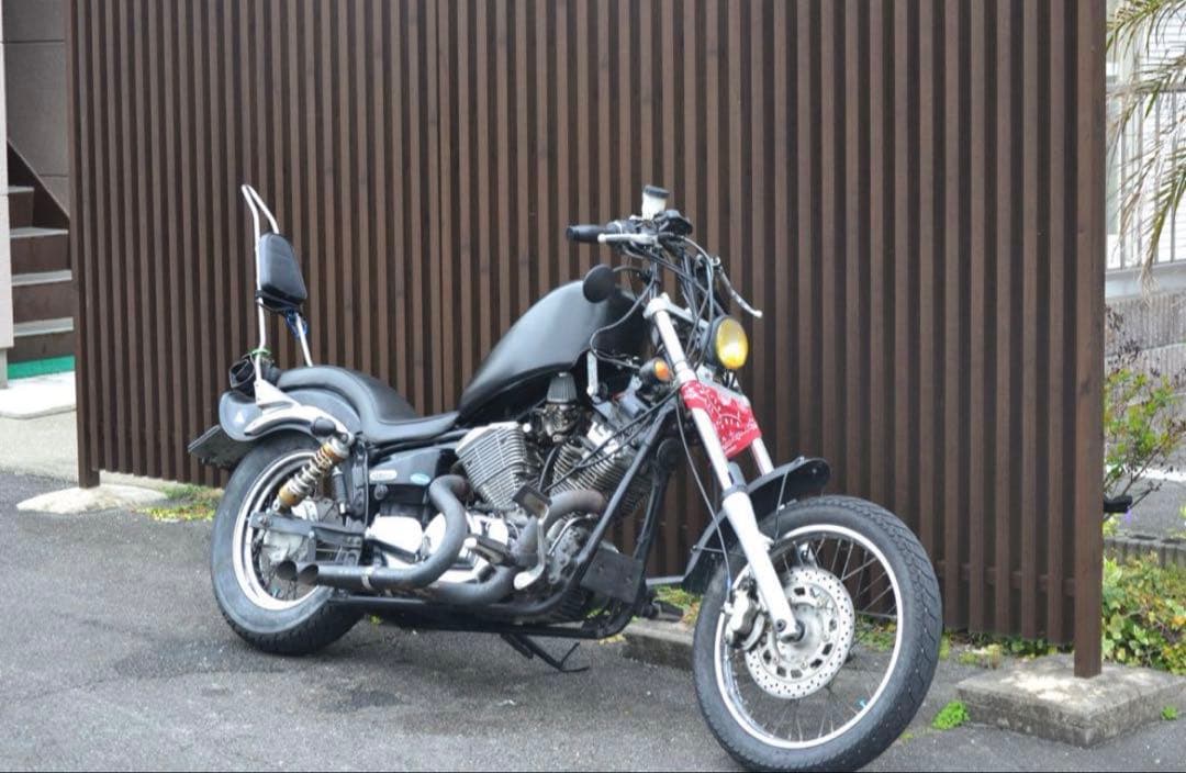 ドラッグスター250 ツインソードマフラー