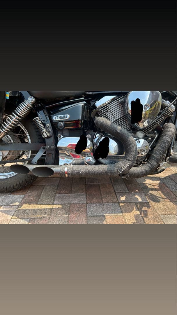 ドラッグスター250 ツインソードマフラー