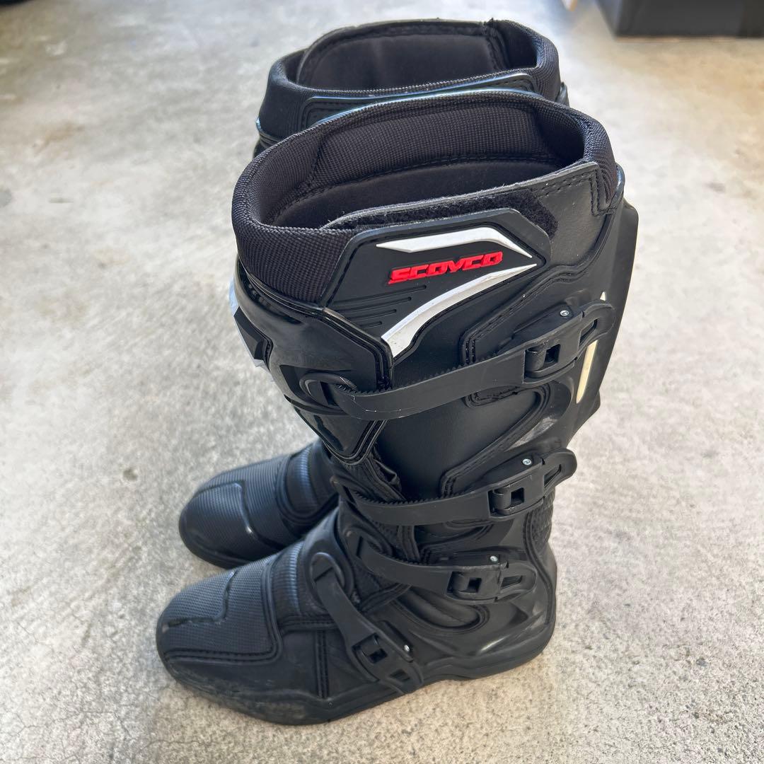 SCOYCO オフロードバイクブーツ ブラック　39