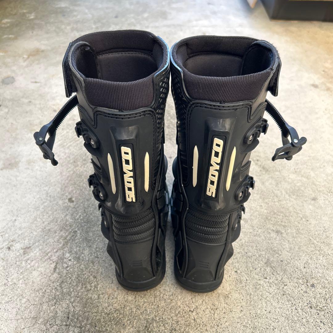 SCOYCO オフロードバイクブーツ ブラック　39