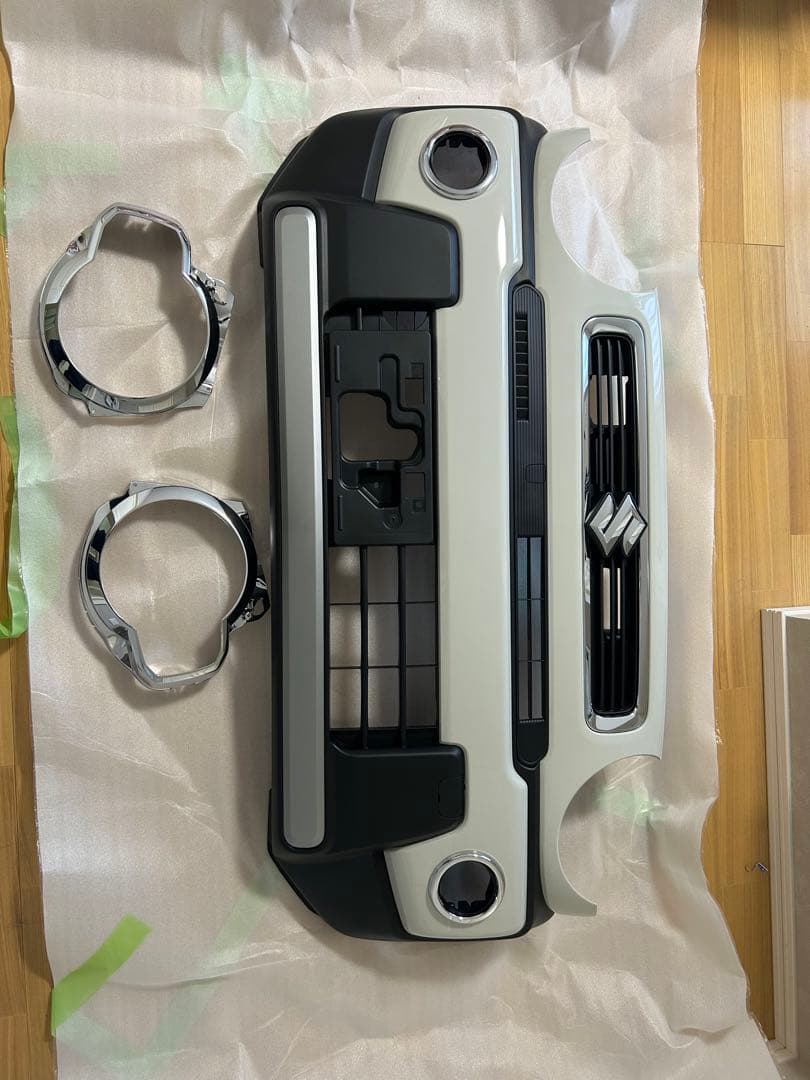 ハスラー　フロントバンパーガーニッシュ