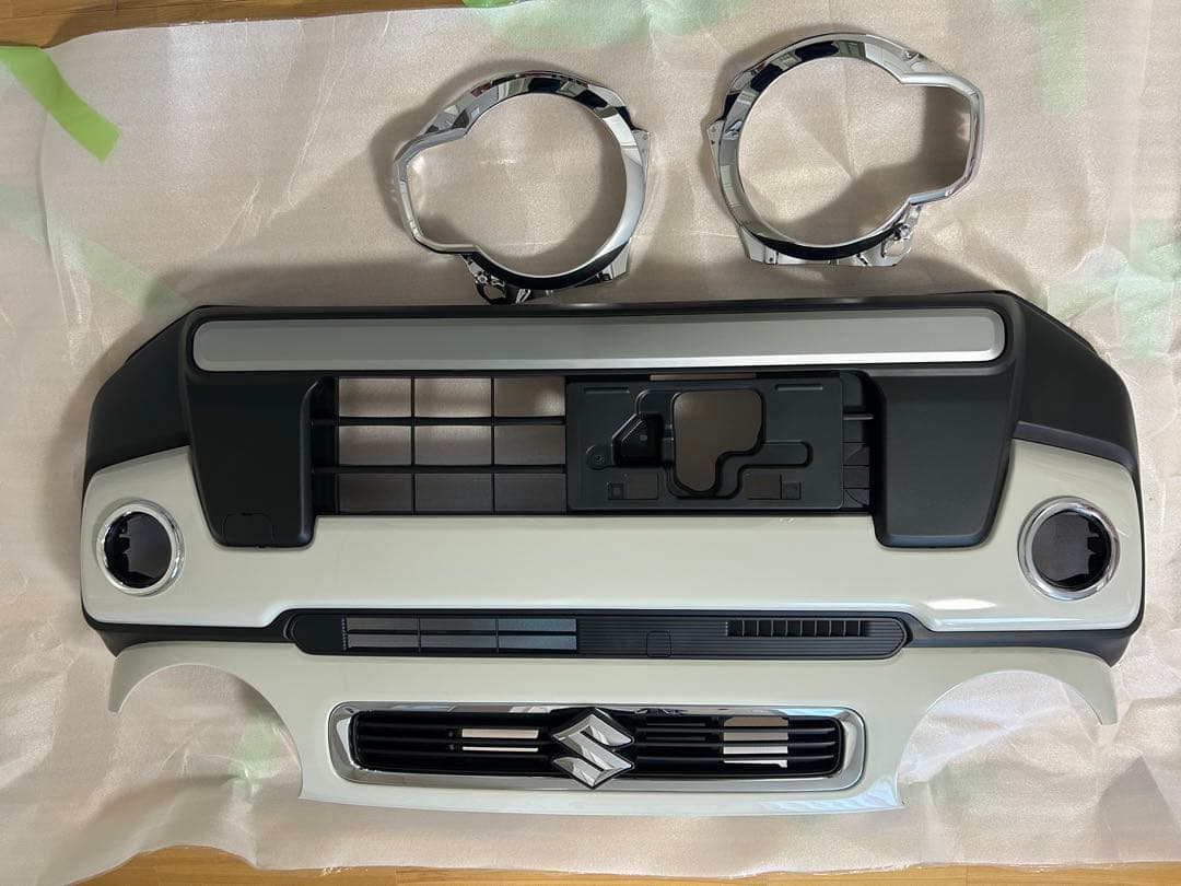 ハスラー　フロントバンパーガーニッシュ