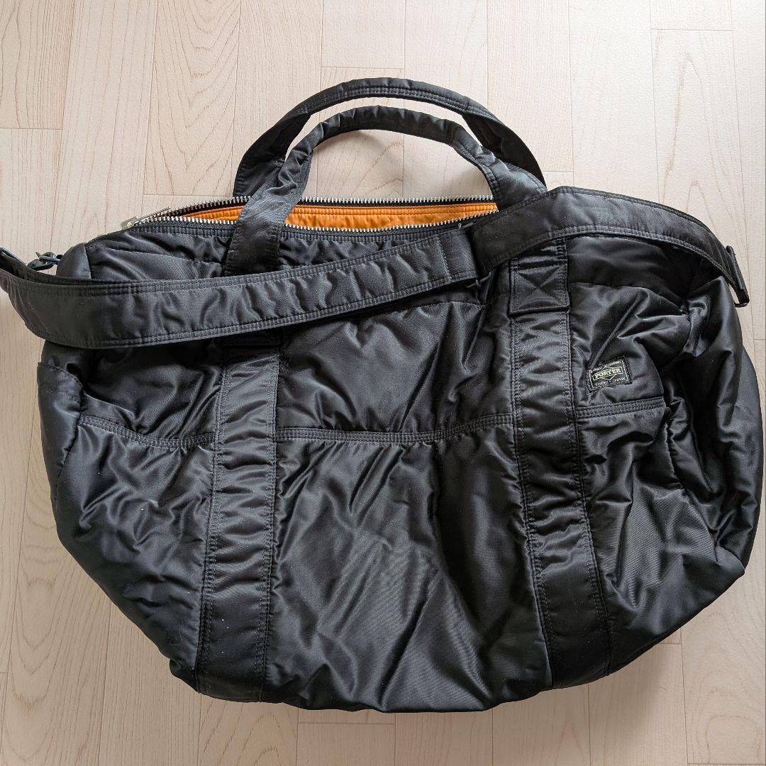 ☆らっと☆ポーター　タンカー　ボストンバッグＭ 2way ブラック