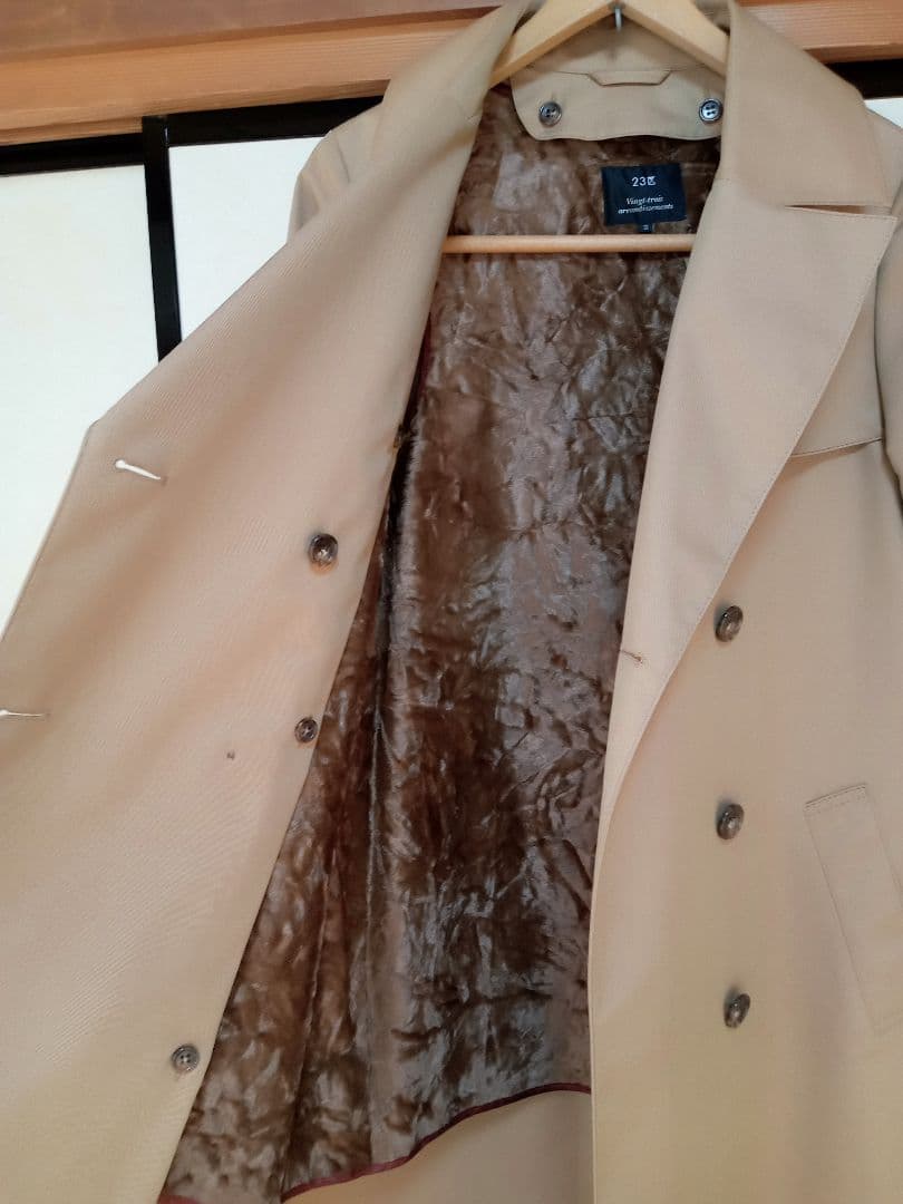 未使用 【23区 ニジュウサンク】 ライナー付きトレンチコート 38