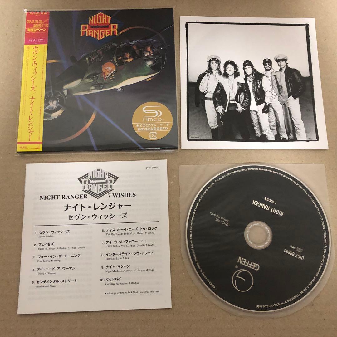 6タイトル SHM-CD 紙ジャケ NIGHT RANGER ナイトレンジャー