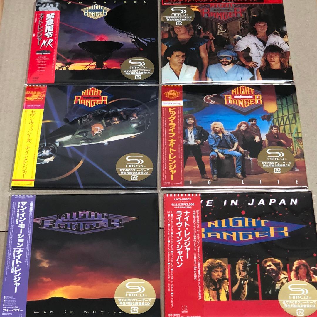 6タイトル SHM-CD 紙ジャケ NIGHT RANGER ナイトレンジャー