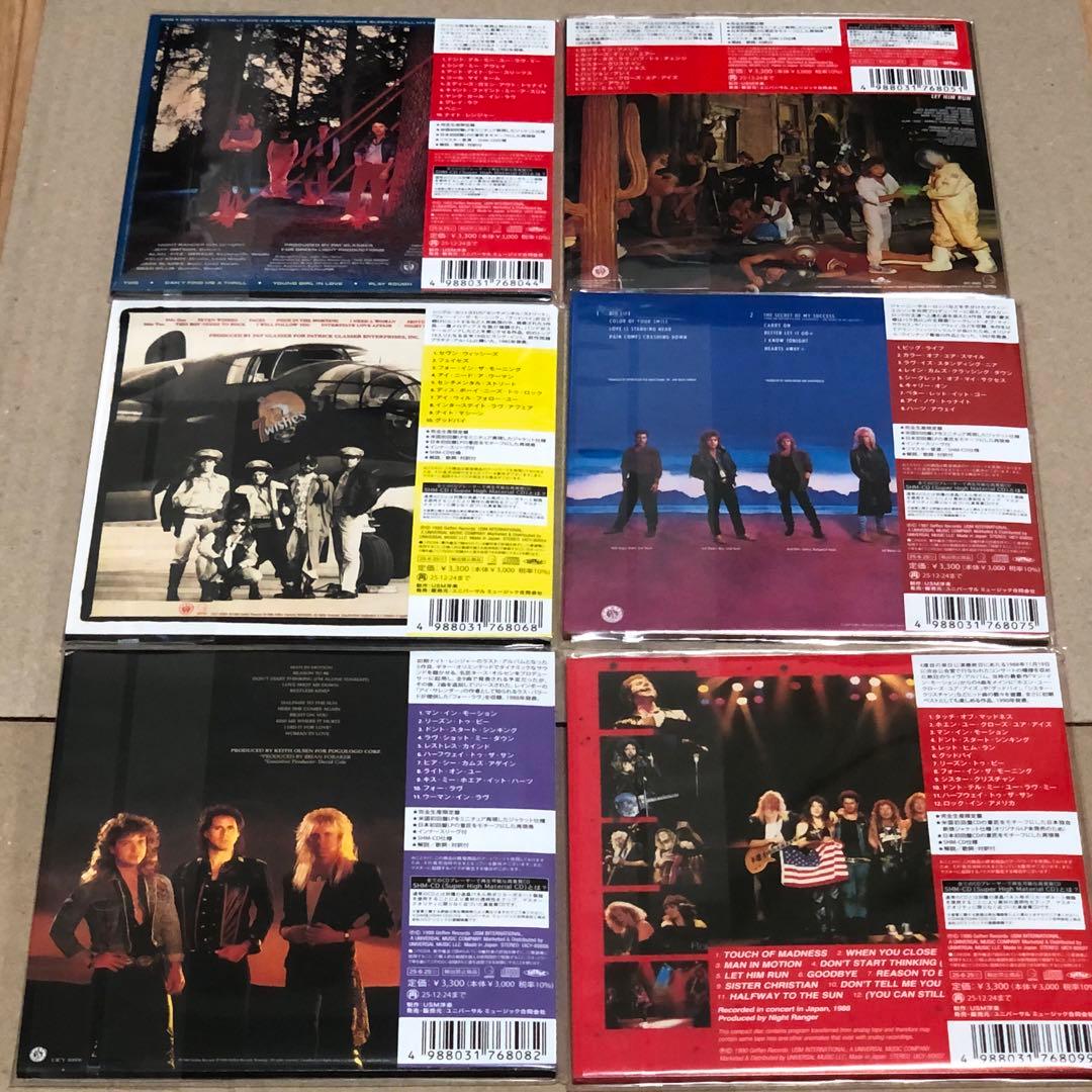 6タイトル SHM-CD 紙ジャケ NIGHT RANGER ナイトレンジャー