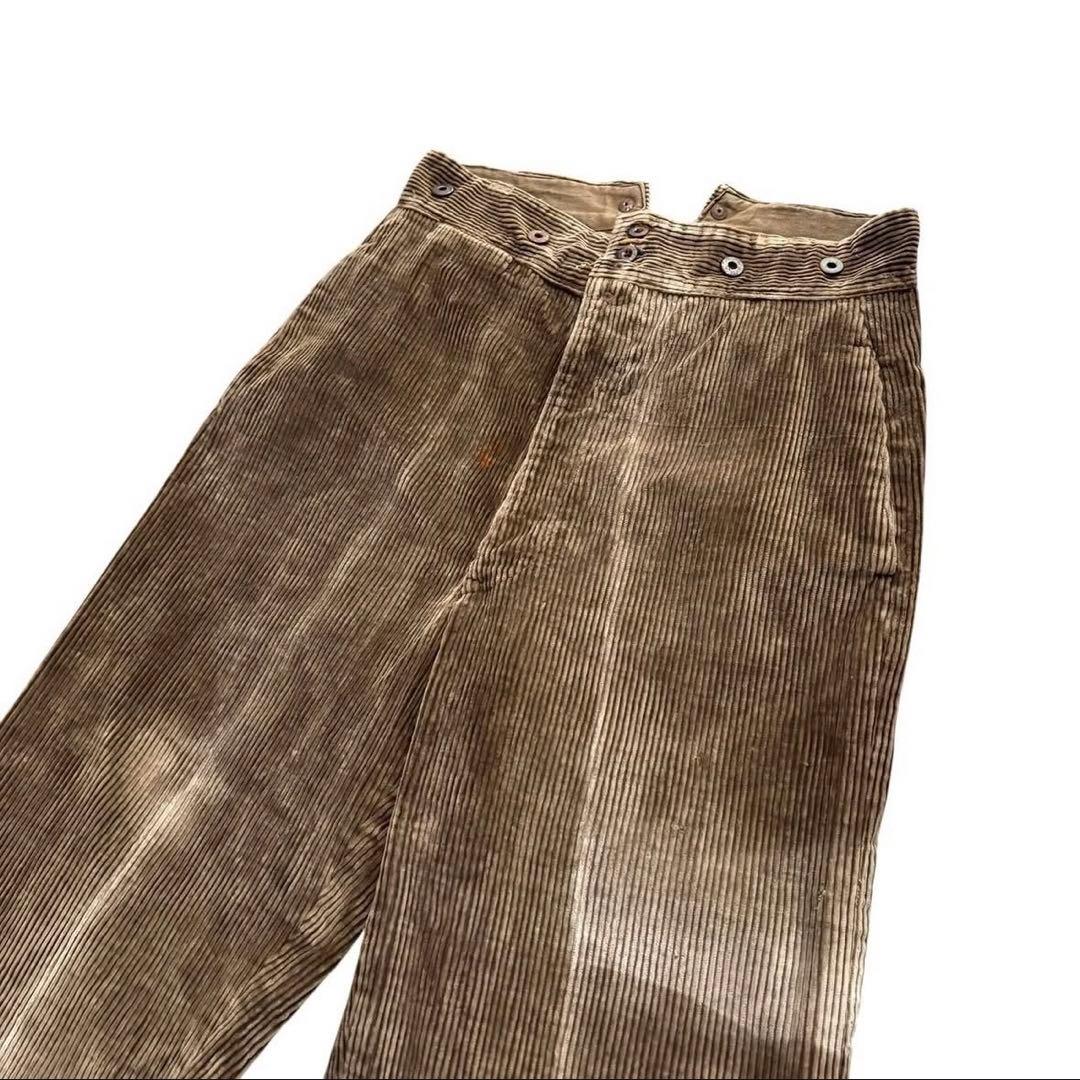 50s ヴィンテージ フレンチ コーデュロイパンツ ユーロ ビンテージ 古着