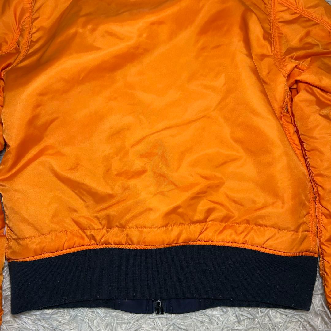 90s alpha industries ma-1 フライトジャケット　ネイビー