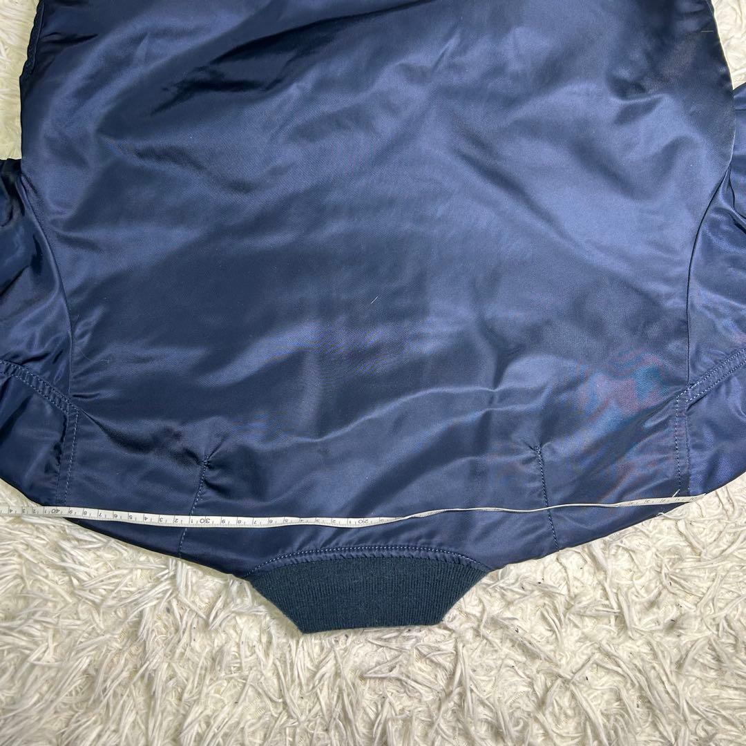90s alpha industries ma-1 フライトジャケット　ネイビー