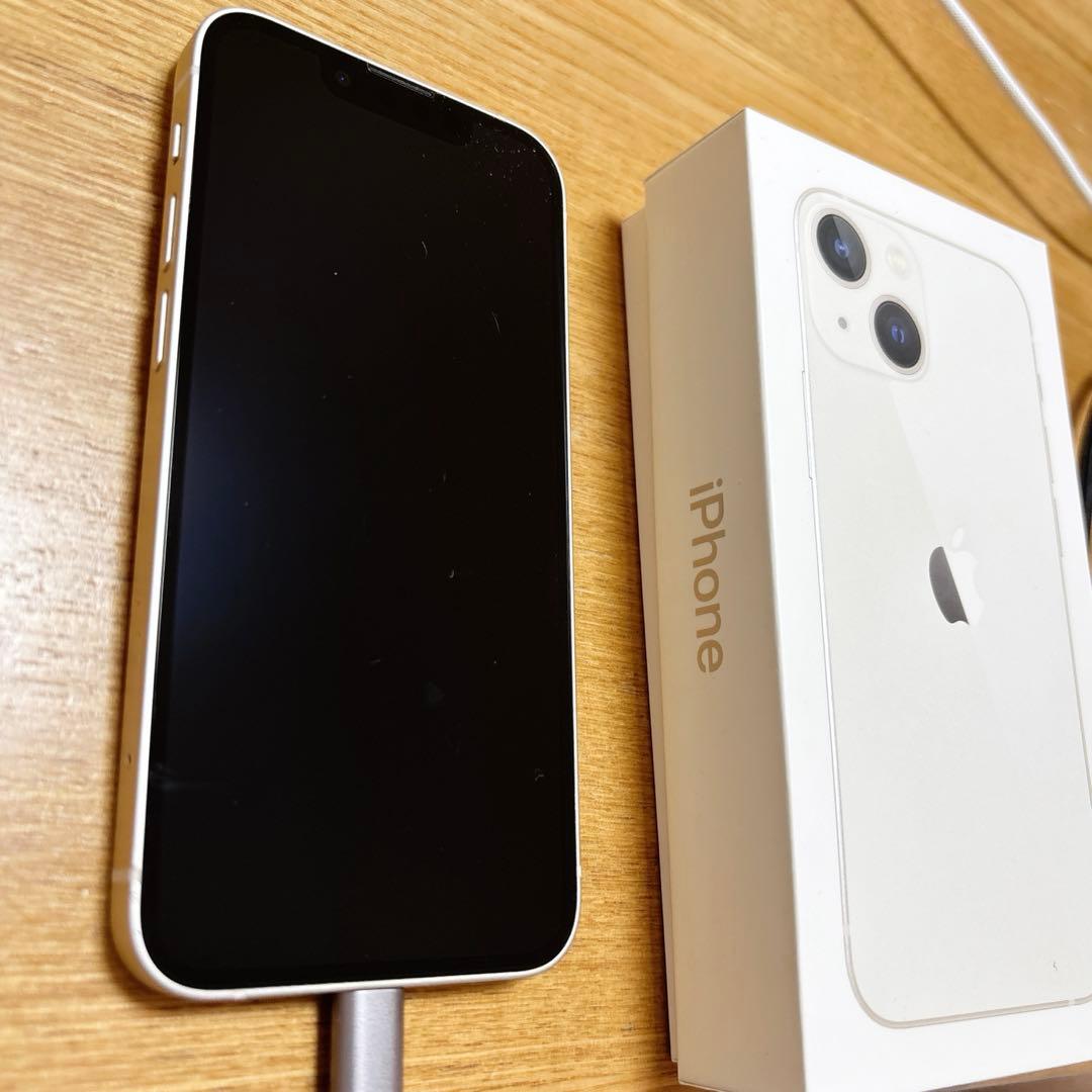 【美品】iPhone13mini 128GB 修理歴なし スターライト