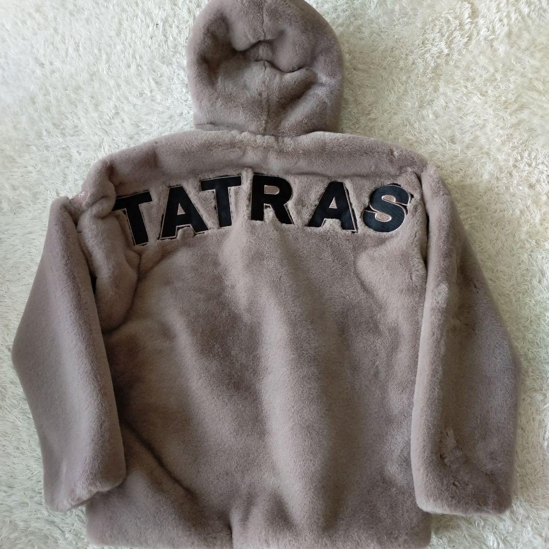 直営店限定 TATRAS 23AW ORJAN ロゴ刺繍 エコファーブルゾン