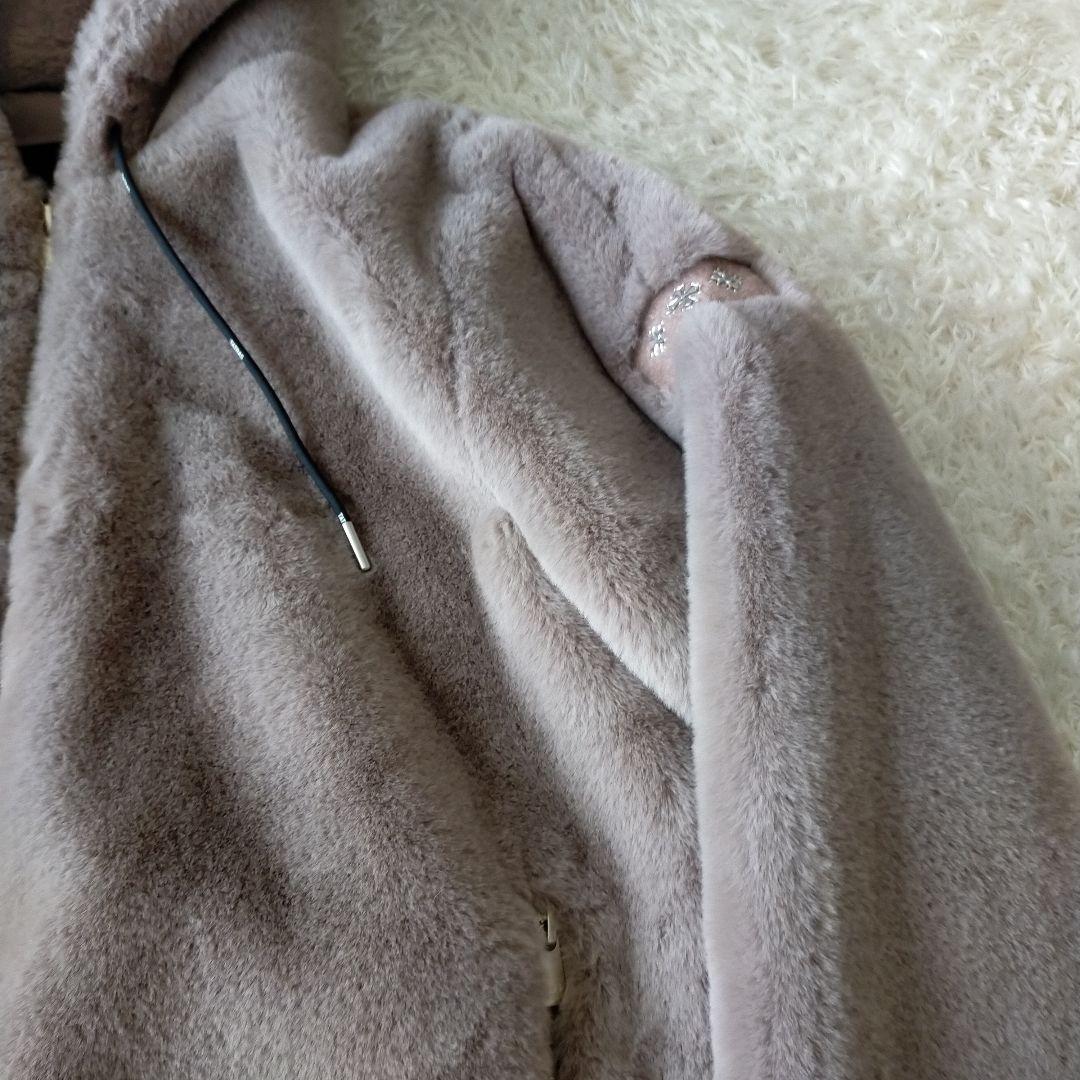 直営店限定 TATRAS 23AW ORJAN ロゴ刺繍 エコファーブルゾン