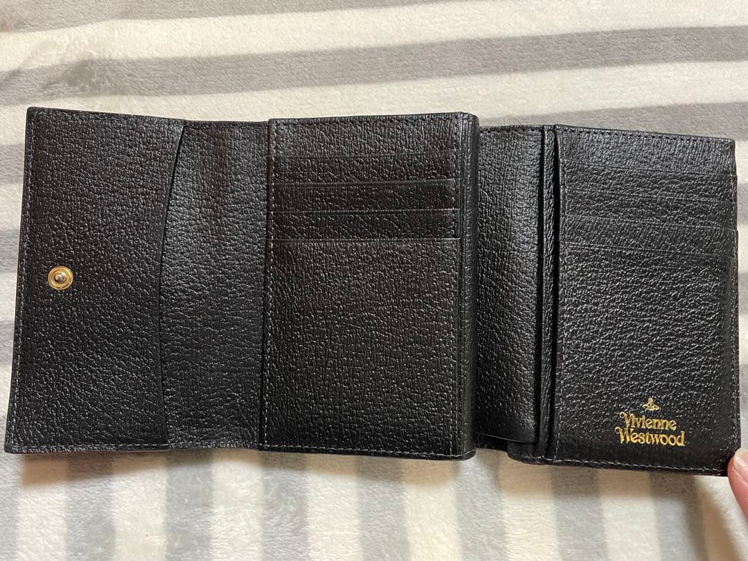 ⭐︎美品⭐︎Vivienne Westwood ブラック三つ折り財布