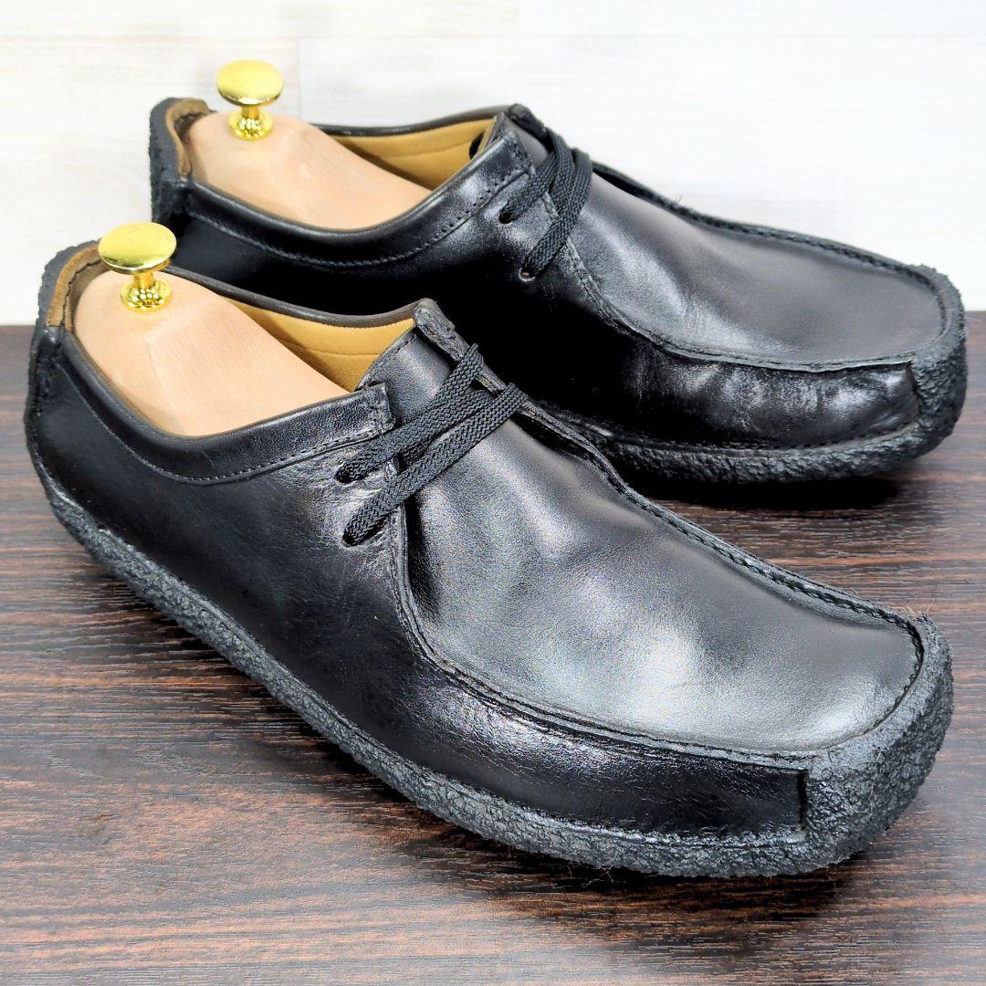 クラークス 26.5cm ワラビー ナタリー ブラック S457