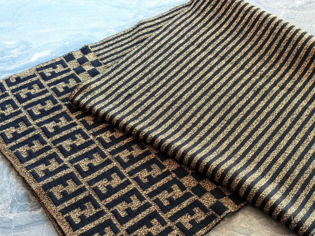 FENDI フェンディ ズッカ柄 マフラー ストール ウール