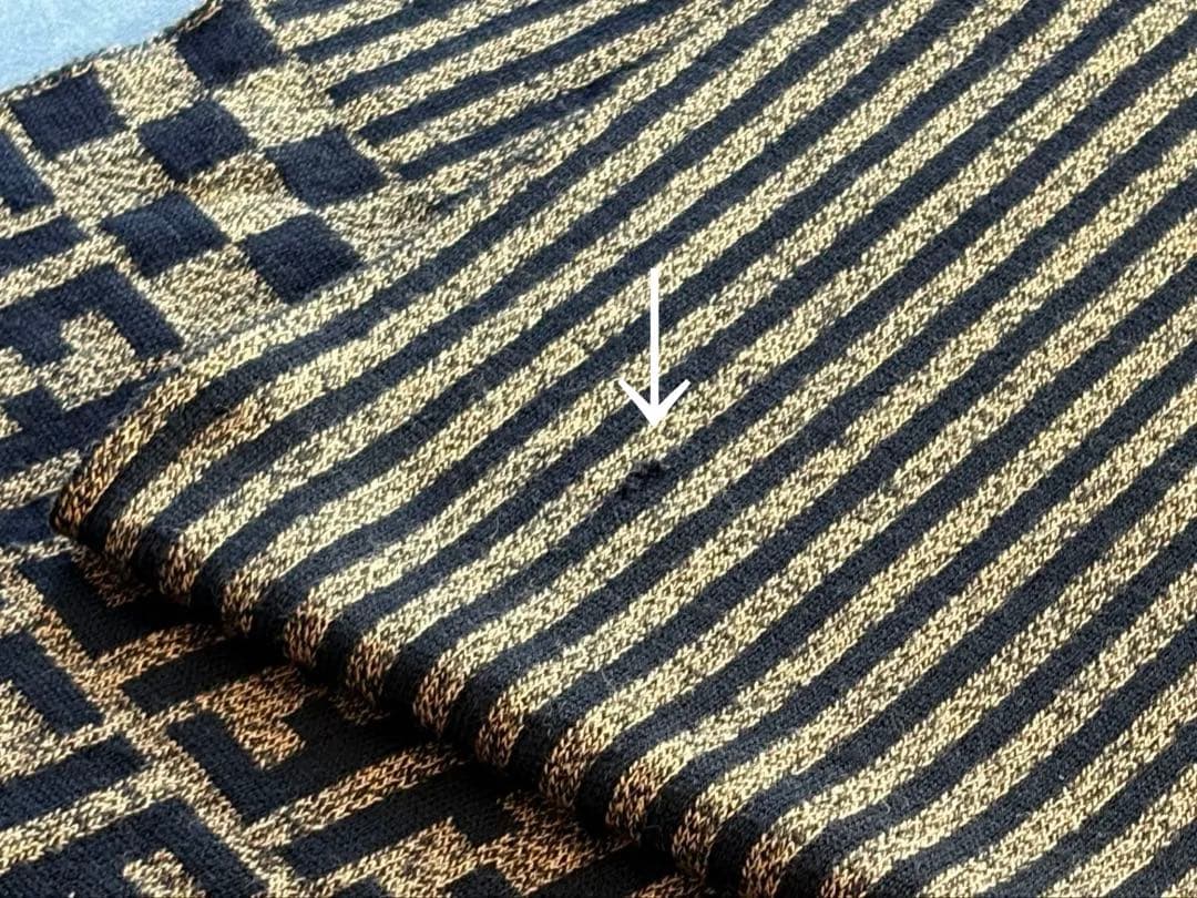 FENDI フェンディ ズッカ柄 マフラー ストール ウール