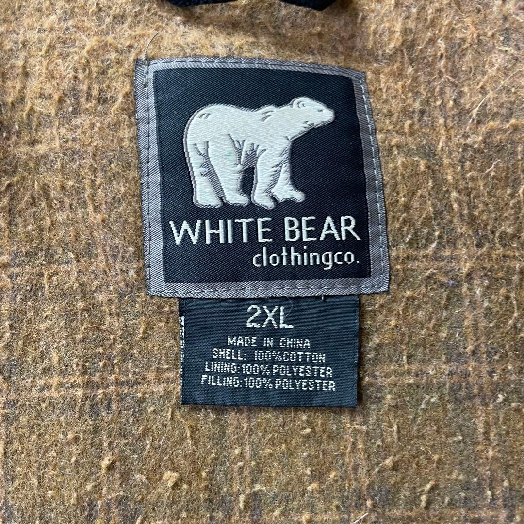 90's W.BEAR ダックアクティブジャケット 黒 ワークブルゾン