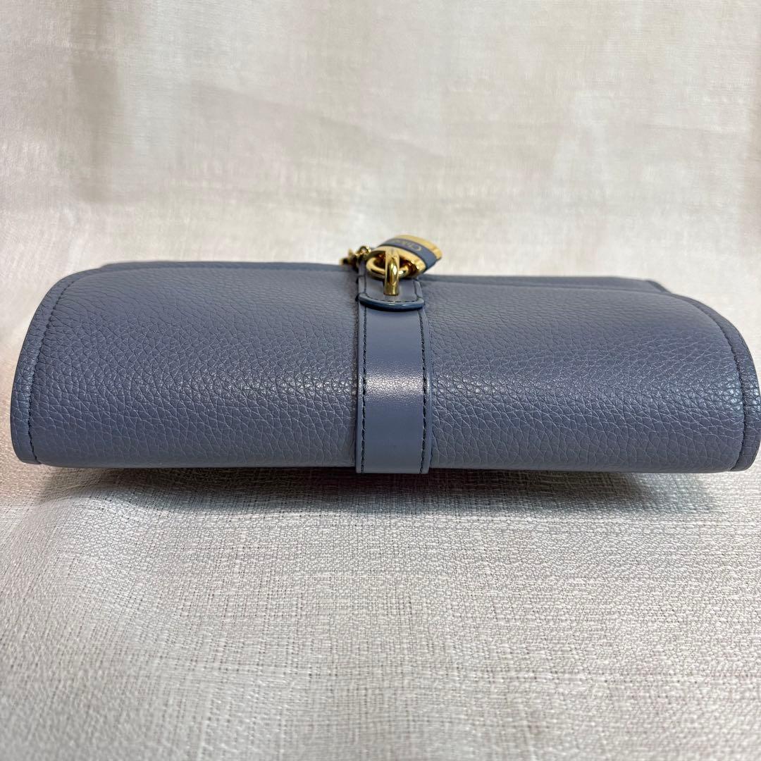 Chloe aby アビー　レザーロングウォレット　南京錠チャーム