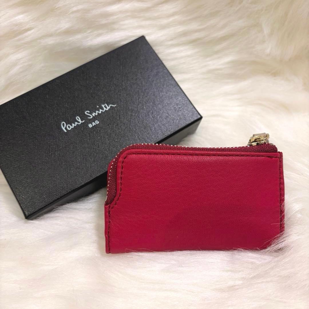 【新品未使用】ポールスミス キーケース 4連 ケース付き ハートプル