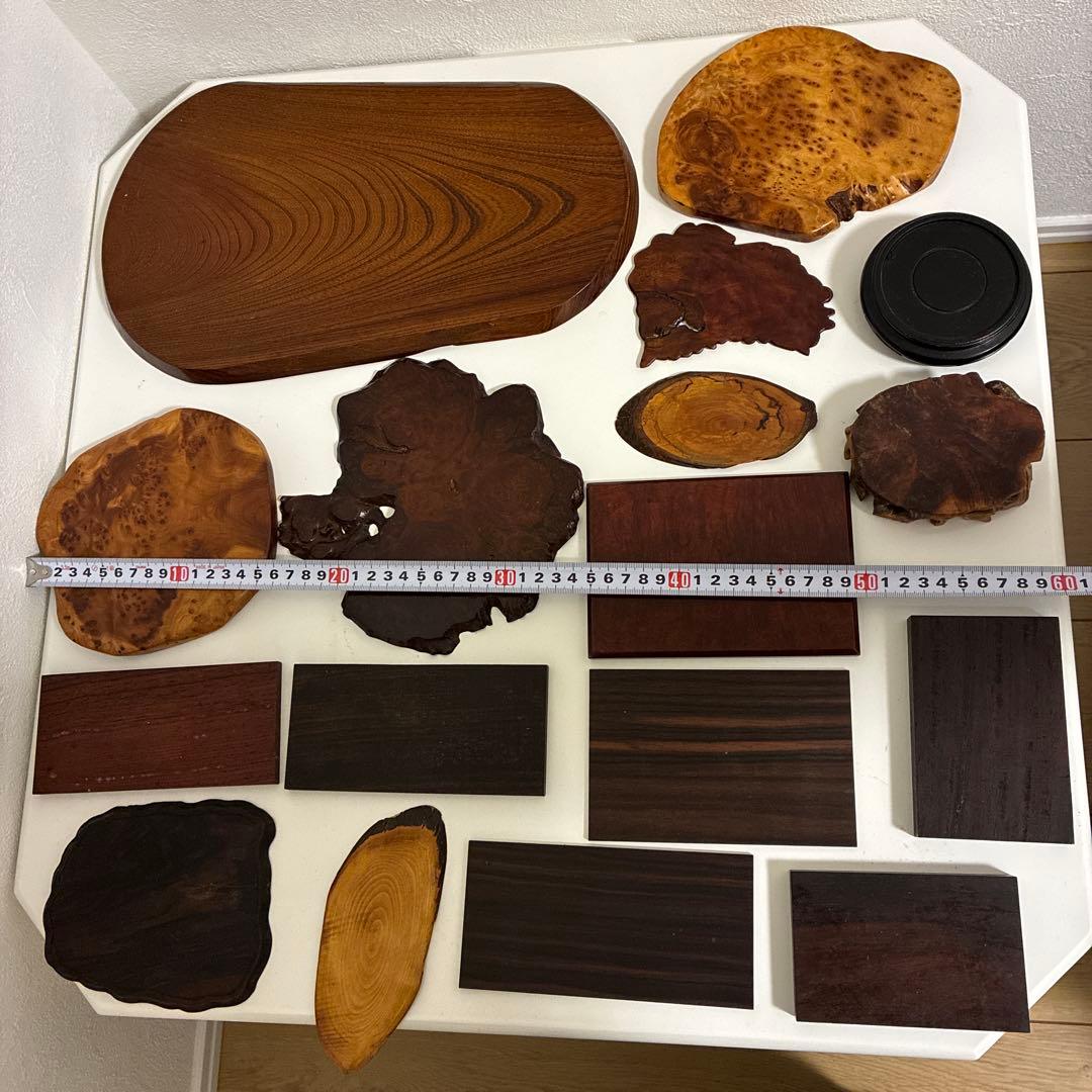 唐木　盆栽台　花台　【17個まとめ売り】