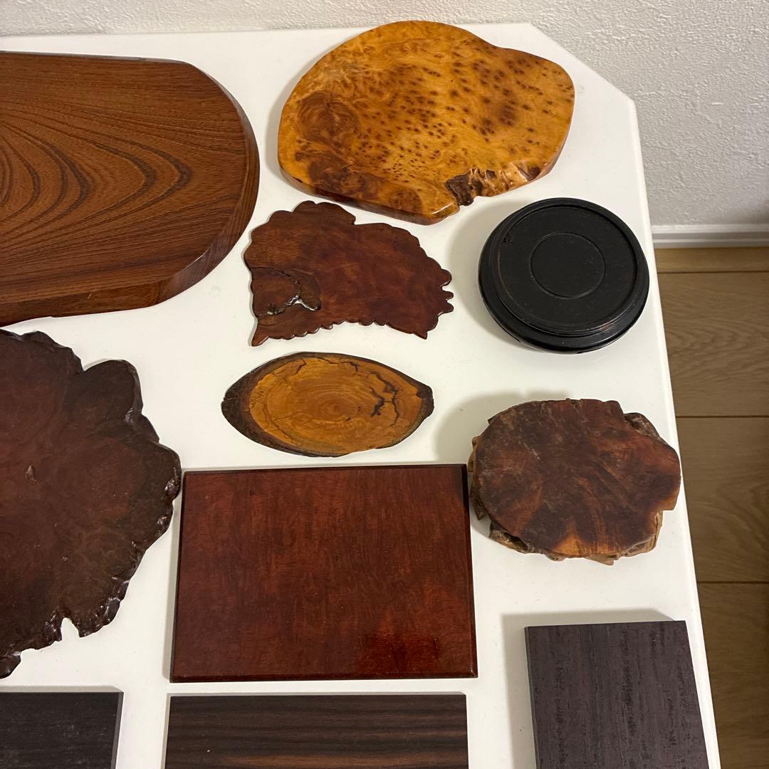 唐木　盆栽台　花台　【17個まとめ売り】