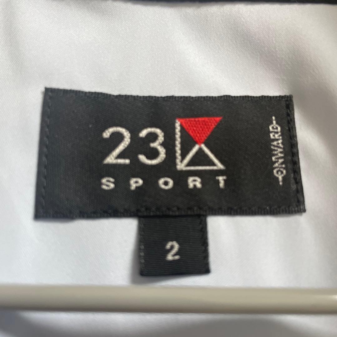 新品　23区　スポーツ　レディース　ウインドブレーカー　ゴルフ　水色　2号　M