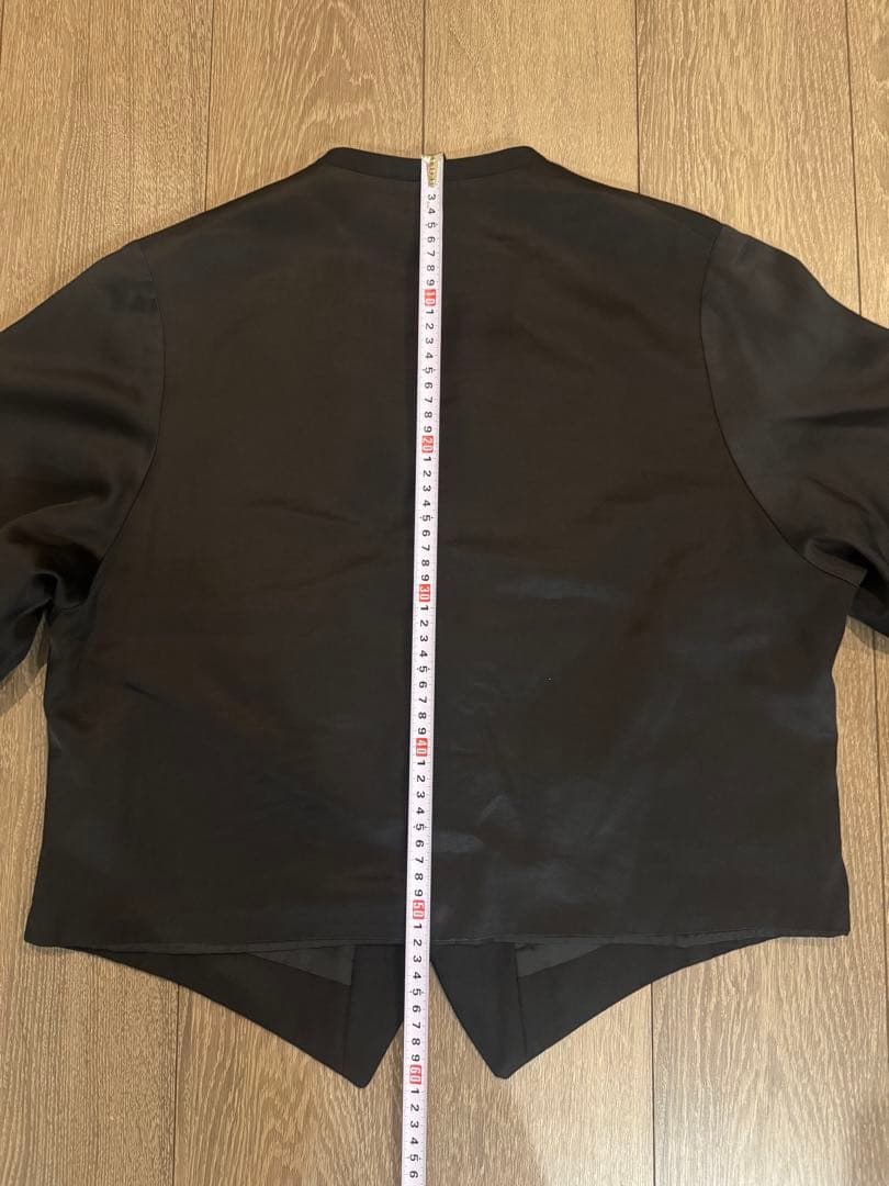 ヨウジヤマモト　短丈ノーカラージャケット