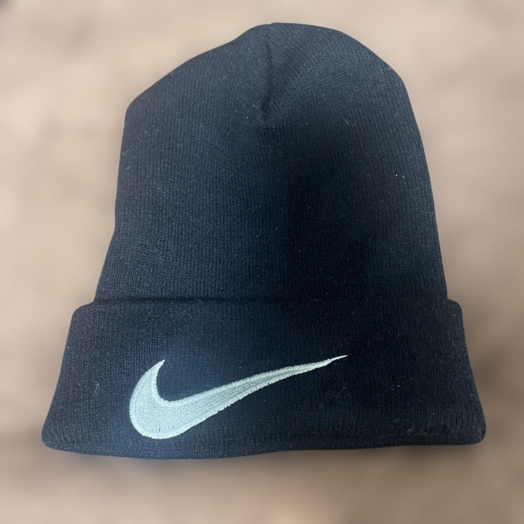 NIKE ビッグスウォッシュ ビーニー ニット帽 ビンテージ 90s 菅田将暉