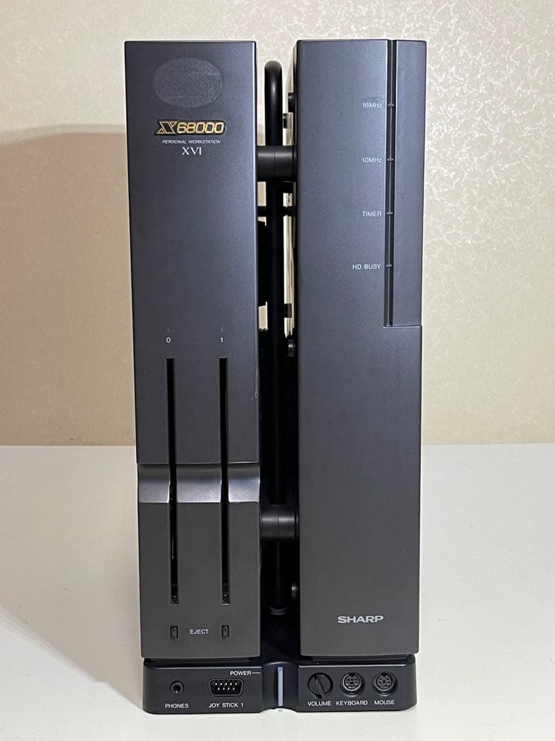 ●SHARP X68000 XVI フルメンテナンス済 電源改静音ファン●