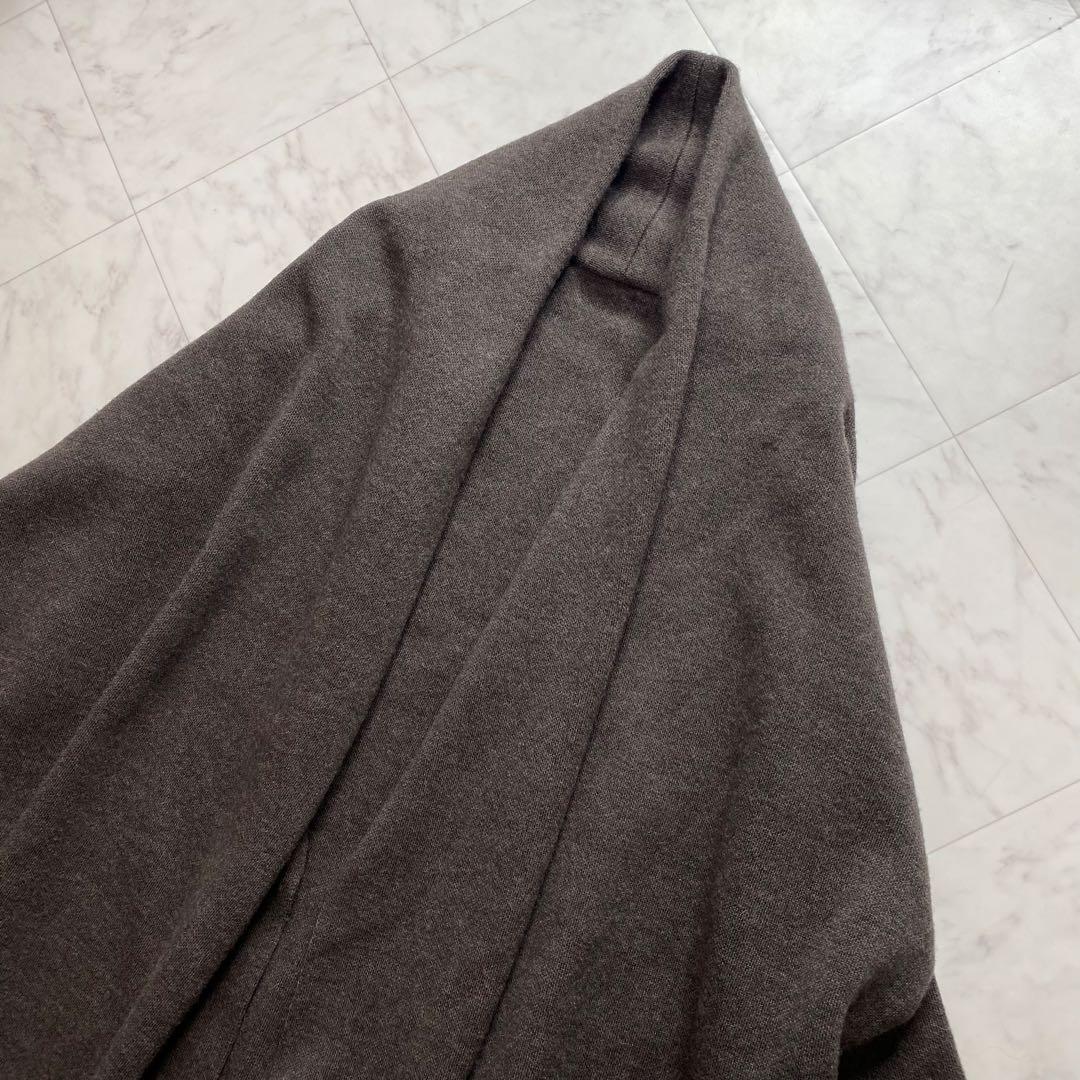 美品✨MUSE ドゥーズィエムクラス　スムースニットガウンコート　ブラウン