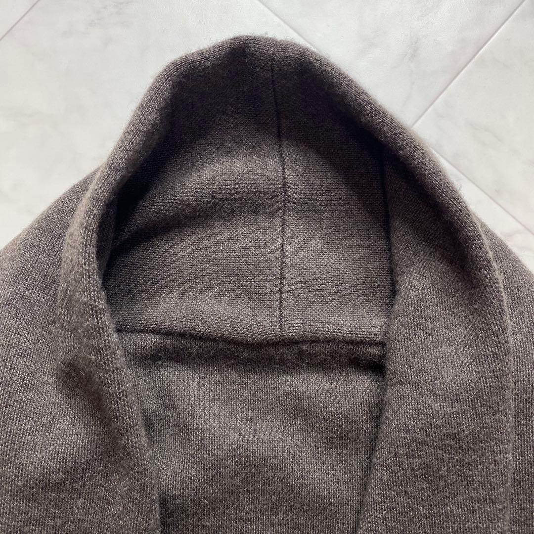 美品✨MUSE ドゥーズィエムクラス　スムースニットガウンコート　ブラウン