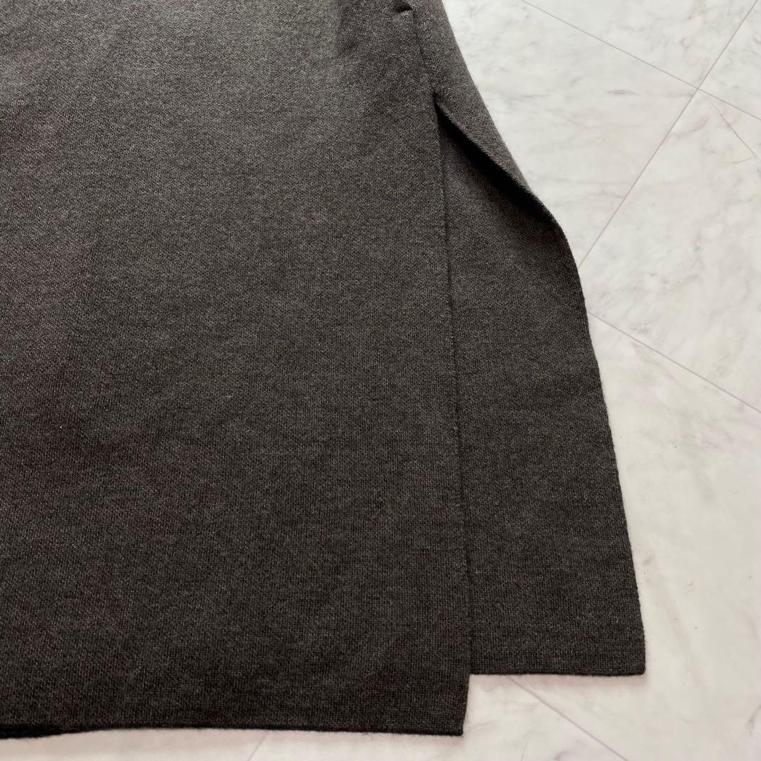 美品✨MUSE ドゥーズィエムクラス　スムースニットガウンコート　ブラウン