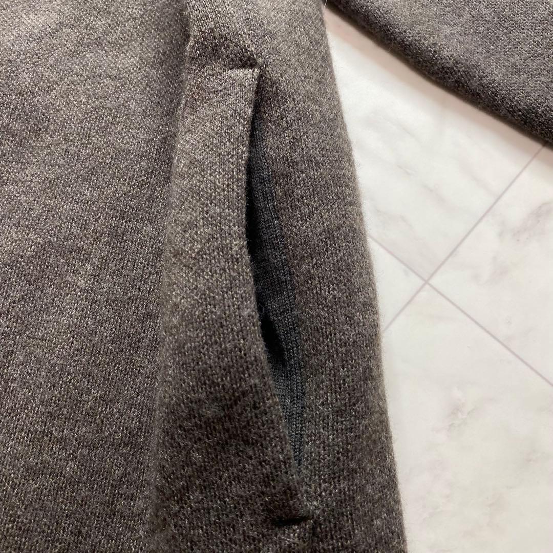 美品✨MUSE ドゥーズィエムクラス　スムースニットガウンコート　ブラウン