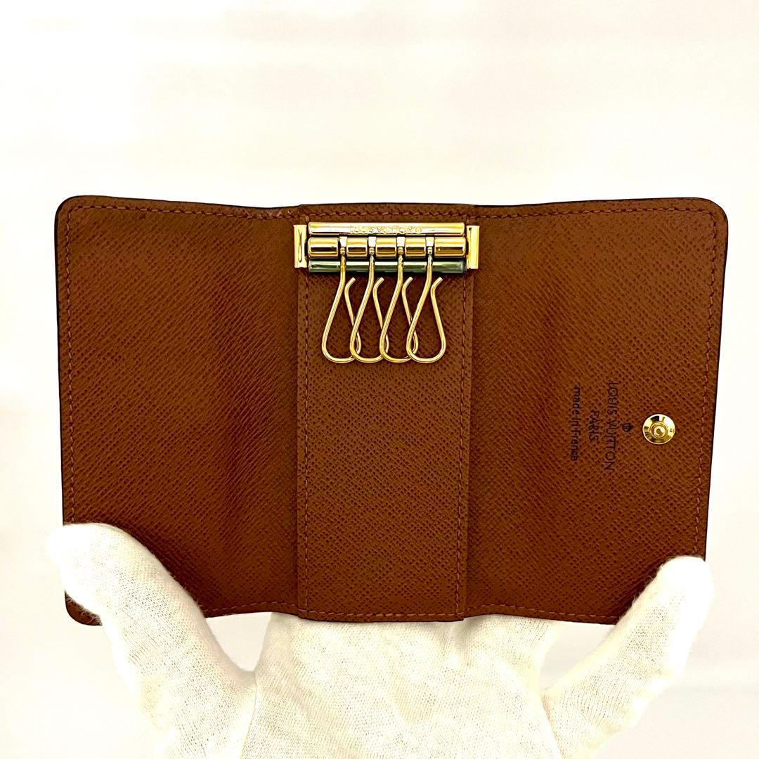 最新 ルイヴィトン ICチップ ミュルティクレ4 モノグラムキーケース 正規品