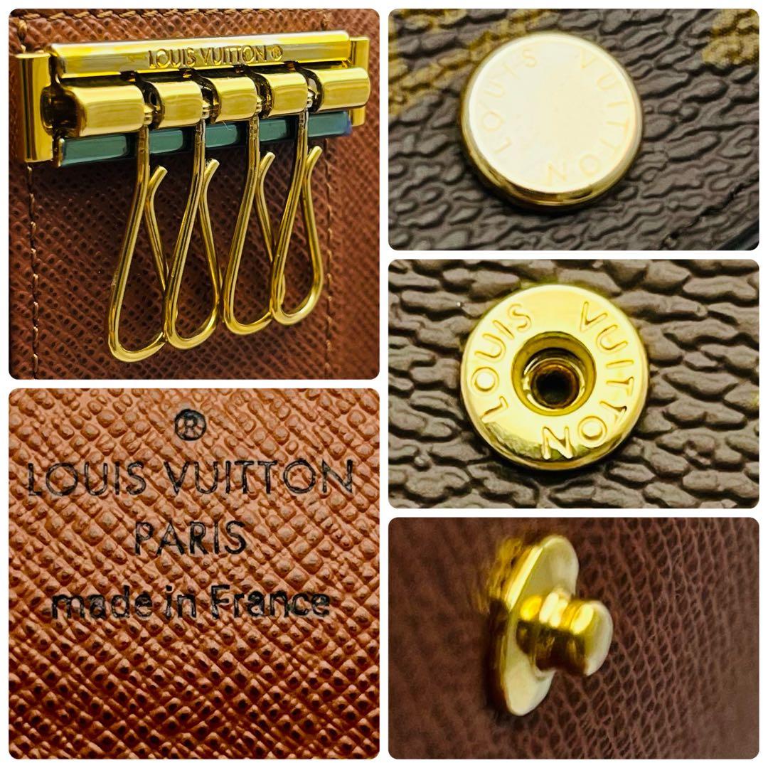 最新 ルイヴィトン ICチップ ミュルティクレ4 モノグラムキーケース 正規品