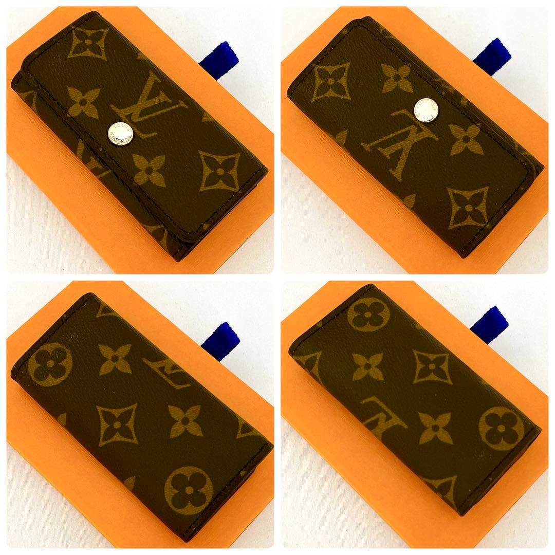 最新 ルイヴィトン ICチップ ミュルティクレ4 モノグラムキーケース 正規品