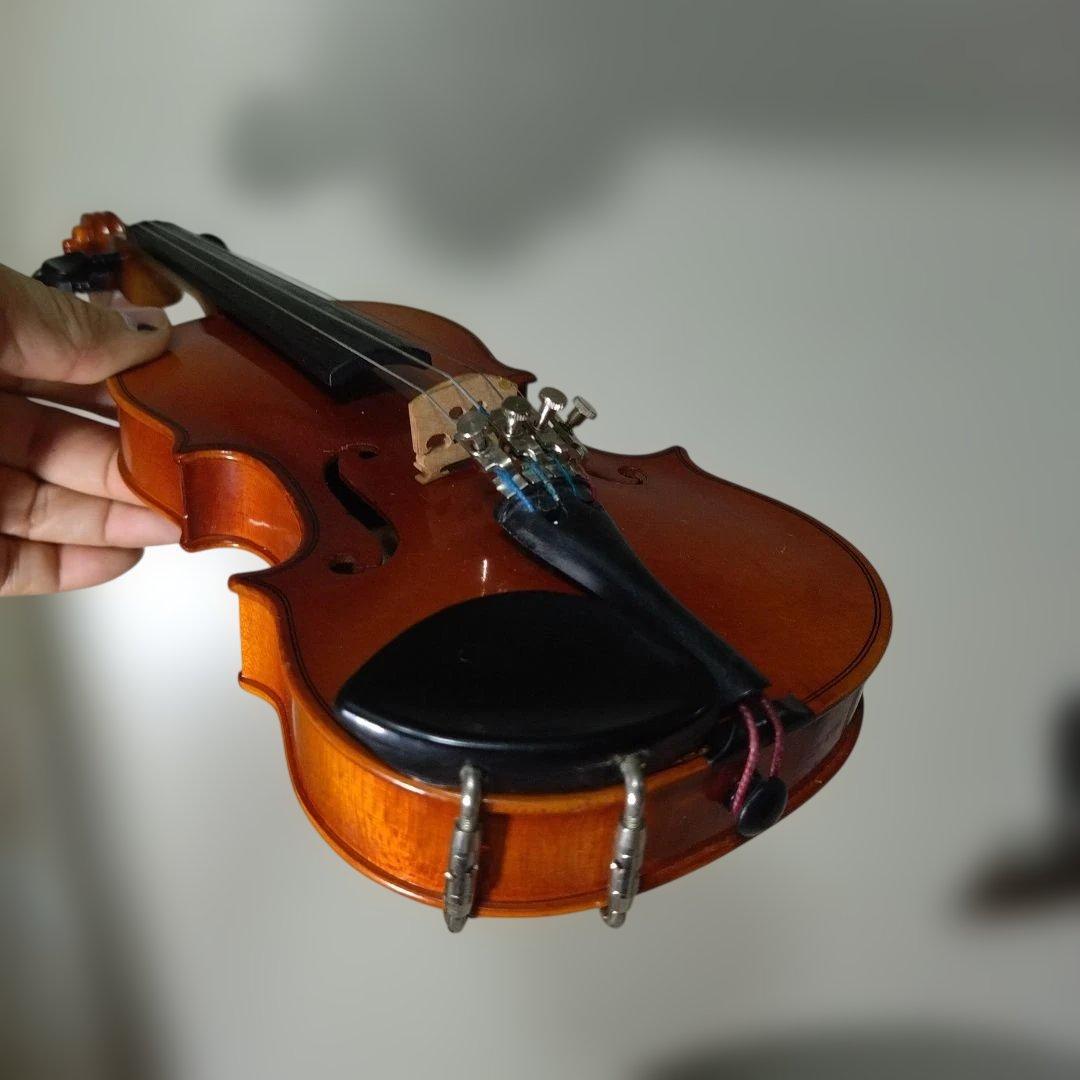 ♥3才前後の子供用♥スズキバイオリン1/16♥品番220♥弓、ケ―ス、松脂付き