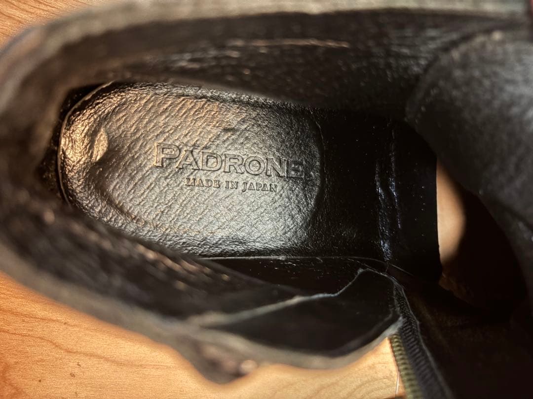 パドローネ(STUDIOUS限定)サイドジップブーツ ブラック 41サイズ