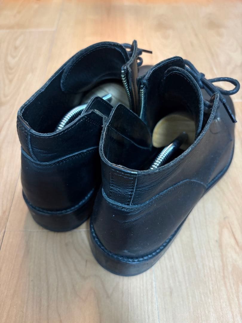 パドローネ(STUDIOUS限定)サイドジップブーツ ブラック 41サイズ