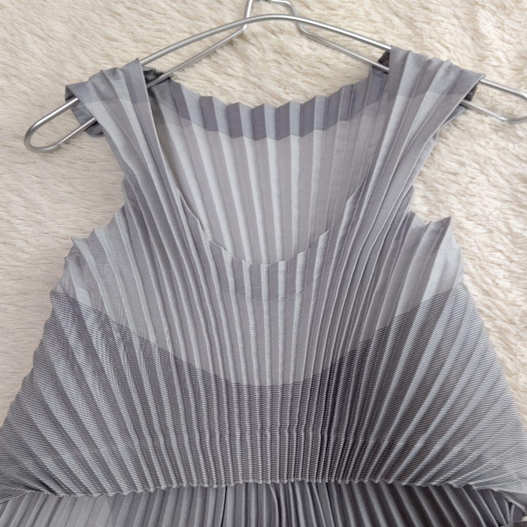 ISSEY MIYAKE プリーツ ノースリーブ チュニック