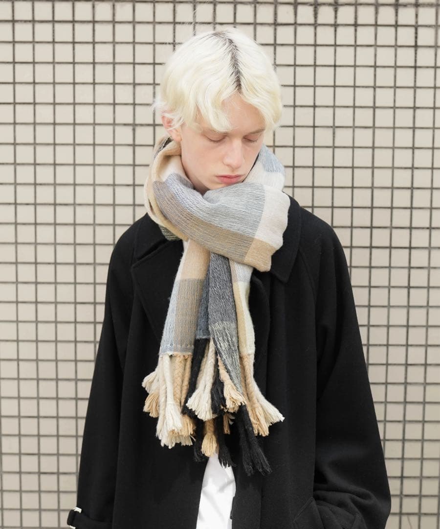 【CTHY】HIGH-END YAK WOOL FRINGE STOLE
