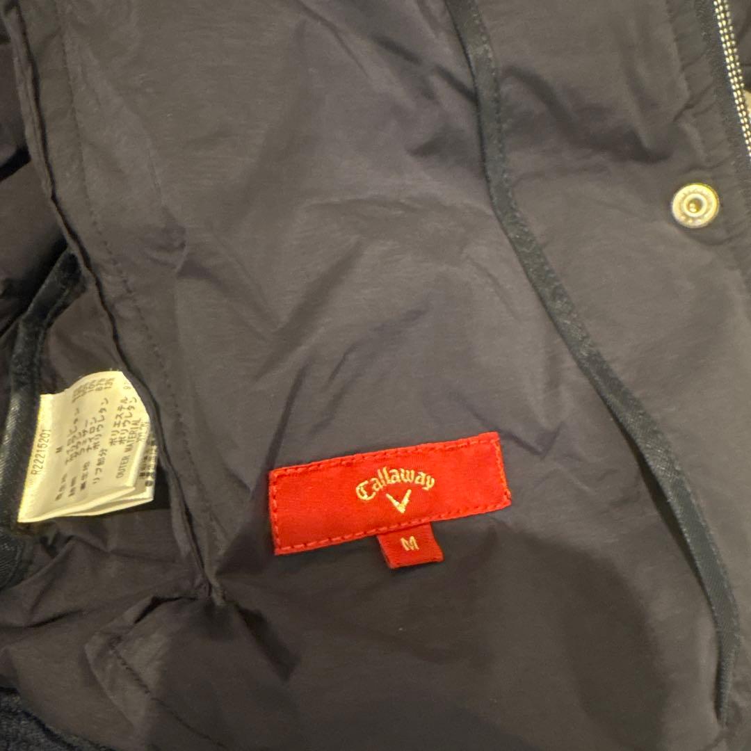 キャロウェイ　ネイビー フード付き ダウンジャケット　スカート