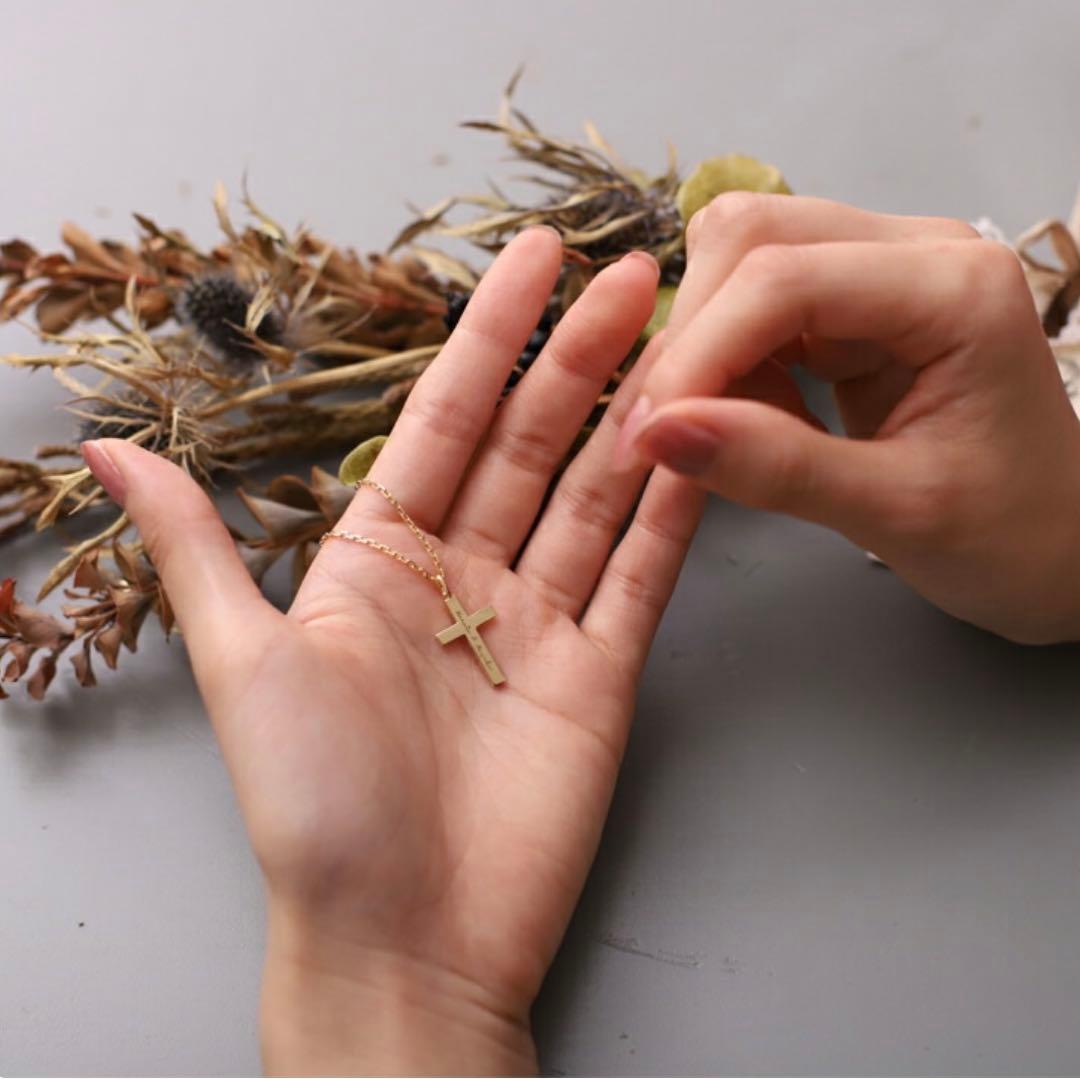 18金 クロスペンダントトップ k18 レディース メンズ ギフト 新品未使用